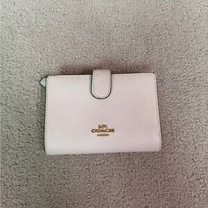 Coach Off-White Leather Wallet